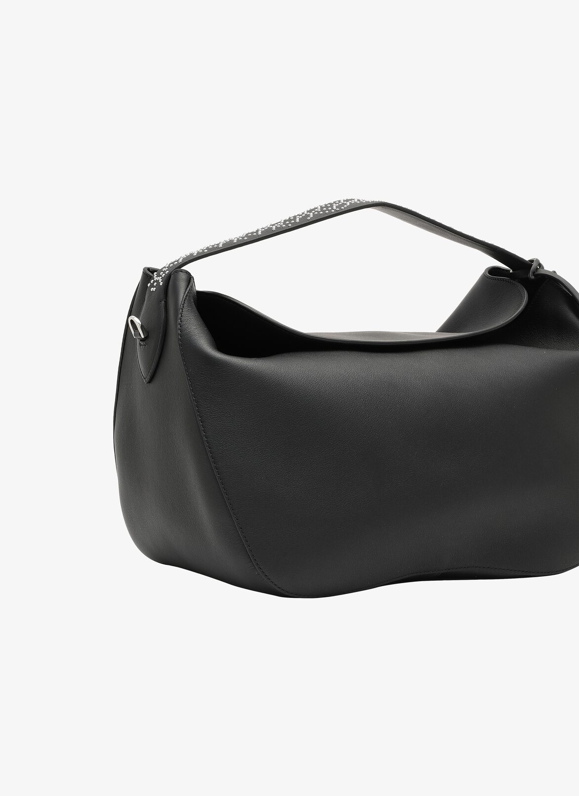 MIRABELE MEDIUM CUIR SOFT+ARABESQUE STRAP BLACK ALAÏA BLACK  MIRABELE MEDIUM CUIR SOFT+ARABESQUE STRAP BLACK